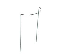 Xclou Tuteur en Arc de Cercle en Fer pour Fleurs et Plantes - 35 x 55 cm - Couleur Verte