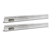 Xcluder Lot de 2 balayages de porte à profil bas de 91,4 cm en aluminium - Scelle les rongeurs et les parasites, étanchéité améliorée contre les intempéries, facile à installer, protection contre les