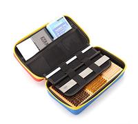XCMAN Kit complet de brosse pour skis, snowboard, épilation à la cire et accordage - nylon, laiton, brosse en crin de cheval, grattoir en métal et lime plate PTEX