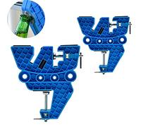 XCMAN Ski and Snowboard Vise for Tuning,Waxing and Repair,Set of Non-Slip Vice Grips with Horizontal and Vertical and Tilt Working Positions,Rubber Ski Brake Retainers,Pair