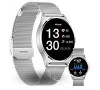 XCOAST Joli XC Pro Smart Watch pour Femmes, écran AMOLED 1,3 », iOS et Android, capteur de fréquence Cardiaque, 21 Modes Sport, oxygène du Sang, Pression artérielle, météo, Pile 9 Jours
