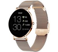 Xcoast Montre intelligente SIONA 2 – Ultra plate femme AMOLED 1,3" Acier inox Pouls Oxygène