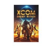 XCOM-ENEMY WITHIN - Poster sur toile - Décoration pour chambre à coucher, bureau, chambre - Cadeau - 40 x 60 cm