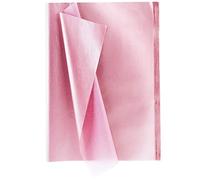 XCOZU Lot de 100 feuilles de Papier de Soie Rose pour Mariage, Fête d'anniversaire, Douche, Travaux Manuels, Bricolage, Noël, Sacs Cadeaux, Décorations (50 x 35 cm)