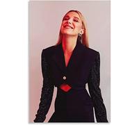 XCPORA Actrice Millie Bobby Brown Affiche et Impressions Art Mural Moderne Millie Bobby Brown Peinture sur Toile pour décoration Murale de Maison Pictrue 50x70cmx1 sans Cadre