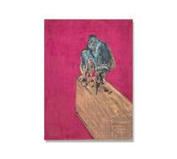 XCPORA Francis Bacon Poster Abstrait《Figure》Art Mural Francis Bacon Imprime Francis Bacon Peinture sur Toile pour décoration Murale de Maison Image 60x80cmx1 sans Cadre