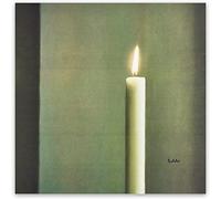 XCPORA Gerhard Richter Affiche Abstrait Bougie Wall Art Gerhard Richter Imprime Gerhard Richter Toile Peinture pour Home Wall Decor Image 50x50cm Pas de Cadre