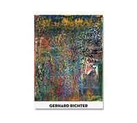 XCPORA Gerhard Richter Affiche Abstrait Peinture Gerhard Richter Toile Art Mur Gerhard Richter Imprime pour Home Wall Decor Image 40x60cmx1 Pas de Cadre