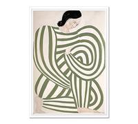 XCPORA Sofia Lind Body Line Affiche Sofia Lind Wall Art Sofia Lind Imprime Abstraite Toile Peinture Moderne pour La Maison Décoration Murale Image 50x70cm sans Cadre