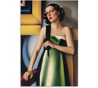 XCPORA Tamara De Lempicka Affiche Jeune Fille Peinture Tamara De Lempicka Toile Art Mur Impressions Esthétiques pour Home Wall Decor Image 50x70cm Pas de Cadre