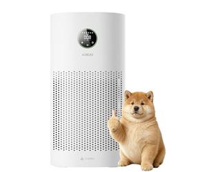 xCREAS purificateur d’air intelligent Matter-Certified, compatible avec Apple HomeKit, Google Home, Alexa (sans appli), filtre HEPA 13 & préfiltre lavable, couvre 240 m², commande vocale