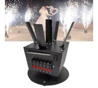 XCSCUK Allumeur de Feux d'artifice froids, contrôleur de Feux d'artifice Rotatif, avec télécommande sans Fil, Machine à Effets spéciaux pour scène