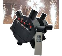 XCSCUK Allumeur de Fleur de Flamme Froide, Fontaine de Feux d'artifice rotative à 360 degrés, avec télécommande, allumeur de Feux d'artifice, pour Mariages, scènes.