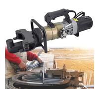 XCSCUK Cintreuse de Barres d'armature électrique 1.8KW, cintreuse de Barres d'armature électrique hydraulique à Main, avec Module de redressement, pour la Construction Ailway (18to28mm)