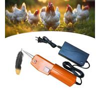 XCSCUK Démouleur de Poulet électrique, Machine portative pour enlever Les Plumes de volaille, pour Canard, oie, Dinde, pour Le Retrait Fin des duvets (Orange)