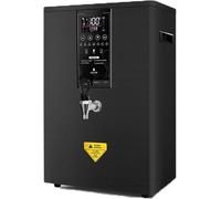 XCSCUK Distributeur d'eau Chaude instantané, Chauffe-Eau Automatique Commercial 3000 W, avec Panneau de contrôle Intelligent LCD, pour Restaurants, Bars (Black 50L)
