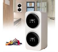 XCSCUK Lave-Linge séchant à Double cuve, 2×3,5L, avec Panneau Tactile Intelligent, idéal pour Les Appartements et Les dortoirs. (Wall)