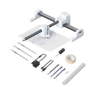 XCSCUK Machine à dessin numérique, outil d'art créatif pour tous les âges avec contrôle par application Bluetooth/fonction de dessin automatique, pour kit de peinture à faire soi-même (blanc)