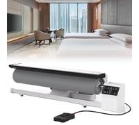 XCSCUK Presse à Vapeur à Fer à Rouleau Rotatif, Machine à Repasser à Linge d'hôtel, avec Commande à pédale Vapeur Continue, pour Commercial/Maison