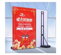 XCSCUK Support d'affiche, présentoir publicitaire Multifonction, Support de Panneau de Sol, Base remplie d'eau, adapté aux hôtels, Restaurants