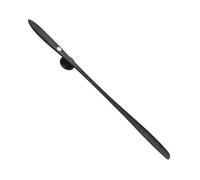 XCSDEW Chausse-pied, Embauchoir En Nylon À Long Manche, Outil Chaussures Ménager, Conception Magnétique, Adapté For Être Accroché Derrière La Porte(Black)