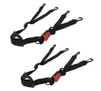 XCSJ 2 Pcs Jugulaire pour Casque De Sécurité Jugulaire du Casque Mentonnière De Casque avec Sangle Élastique Et Protège-Menton Jugulaire Universelle pour Casque De Protection Ou Casque (Noir 2)