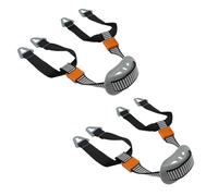 XCSJ 2 Pcs Jugulaire pour Casque De Sécurité Jugulaire du Casque Mentonnière De Casque avec Sangle Élastique Et Protège-Menton Jugulaire Universelle pour Casque De Protection Ou Casque (Gris 1)