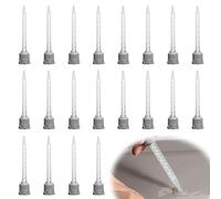 XCSJ 20Pcs Buses De Mélange Époxy Pour Pistolet à Colle Ab Rapport d'Application 1:1 Tube De Mélange Ab Tube De Mélange Statique Pour Mélange d'Agitation Réorganisation d'Écoulement De Tuyau