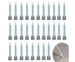 XCSJ 30 Pcs Buses De Mélange Époxy Pour Pistolet à Colle Ab De 50 Ml - Rapport d'Application 1:1Tube De Mélange Ab Tube Mélange Statique Pour Mélange d'Agitation Réorganisation d'Écoulement Tuyau