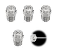 XCSJ 4 pcs 1/4 BSPT Buses De Pulvérisation Haute Pression De 0 Degrés, Diamètre De l'Orifice De 1.236 mm Buse De Ventilateur Haute Pression Pour Balai à Eau Et Nettoyeur