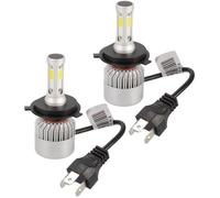 XCSOURCE Ampoule Lampe Halogène H4 20000LM 200W CREE LED Phare de voiture Ventilateur Intégré 6500K Blanc LD1032 E36568
