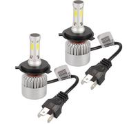 XCSOURCE Ampoule Lampe Halogène H4 20000LM 200W CREE LED Phare de voiture Ventilateur Intégré 6500K Blanc LD1032