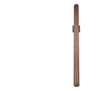 XCTDSVAH Chausse Pied Corne à chaussures en bois manche Long de 55cm, Base sans courbure, aide for les personnes âgées et adultes paresseux(Coffee Brown)