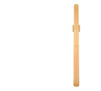 XCTDSVAH Chausse Pied Corne à chaussures en bois manche Long de 55cm, Base sans courbure, aide for les personnes âgées et adultes paresseux(Khaki)