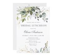 XCTDSVAH Faire Part de Mariage Cartes D'invitation De Mariage En Papier Personnalisées, Invitations À L'aquarelle(Design 1,20pcs)