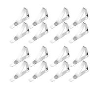 XCTDSVAH Pince Nappe 4-32Pc Stainless Steel Table Cloth Clip Wedding Picnic Cover Holder Tablecloth Stable Clips for Restaurant Fixed
