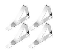 XCTDSVAH Pince Nappe 4-32Pc Stainless Steel Table Cloth Clip Wedding Picnic Cover Holder Tablecloth Stable Clips for Restaurant Fixed
