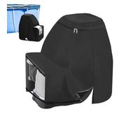 xCubierta de la bomba de la piscina - Protector de bomba impermeable | Guardia del motor del filtro al aire libre | Resistente a los rayos UV y protegido de fugas 600D Oxford Shield | Recinto de equip