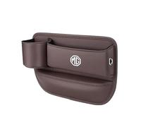 XCUNMMB 1 Pieces Organiseur Latéral pour Siège de Voiture pour MG HS MG3 MG5 MG6 MG7 MG ZS, Organisateur Boîte de Rangement D'espace de Siège Accesoire,Brown