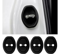 XCUNMMB 4 Pièces Protection en Silicone pour Serrure pour Seat Exeo St/Kombi, Couverture des Serrures De Porte Amortisseur Protecteur de Serrure