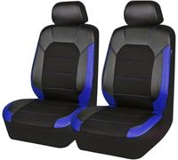 XCVBNYR Housses Siège Avant Voiture pour Audi Q2 Q3 8U Q3 Q5 8R Q5 e-tron Sportback Q7 4L Q7 4M Q8 B4 8G, Résistante à l'usure et Imperméable Adaptée Toutes Les Saisons,Black-Blue