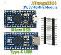 XCW Pro Micro ATmega32U4 5V 16MHz remplacer ATmega328 pour Arduino Pro Mini avec en-tête à 2 rangées de broches pour Interface USB Leonardo Mini Mini-câble USB