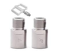 XCWTBL 1 paire d'extenseurs de pédale de vélo - Adaptateur de pédale - Pour vélo de course, VTT, vélo de montagne, LR