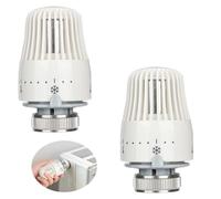 XCWTBL 2pcs Tête De Radiateur Thermostatique,Tête Thermostatique1 À 5 Fonctions De Réglage,Raccord M30 X 1,5,Tête Thermostatique Intelligente Pour Thermostat Intelligent Et Pack Chauffage Collectif