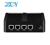 XCY appareil pare-feu Mini PC Intel Celeron J1900 Quad-Cores 4x LAN 2.5G i225V i226V carte réseau routeur souple Pfsense OPNsense 8 Go de RAM 256 Go SSD