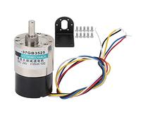 XD - 37GB3525 Brushless Motor, DC24V Brushless Speed Reduction Motor, All Metal Gear Low Speed High Torque Mini Motor with Bracket, CW/CCW Reversible for CNC Machine Tool and Autom (100 tr/min)