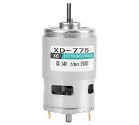 XD-775 12V/24V Brush Dc Moteur Haute Vitesse Couple Élevé À Faible Bruit Double Roulement À Billes En Métal Moteur (24V20000 RPM)