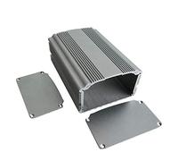 XD-81 Boîte à projets en aluminium pour instruments électriques Boîtier électronique DIY pour tenir une carte de circuit imprimé, 43 x 78 x 140 mm
