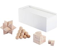 XD Collection - Jeu d'entraînement cérébral Lot de 3 - Bois XD536 (Taille unique) (Blanc)
