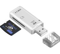 XD Memory Card Reader USB 2.0 128GB Compact Flash Card Reader Portable Plug & Play Quick Read Card for Fuji and Olympus Cameras (Supports Windows + Mac)